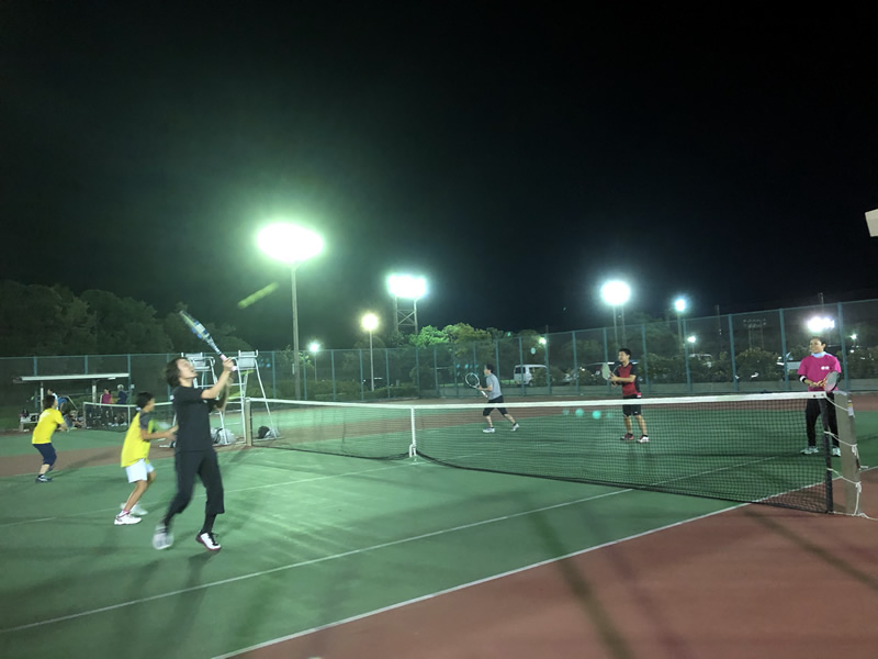 2018.10.03 水曜日 みん球 in 緑地コート たのうえさん1年ぶりに参加！