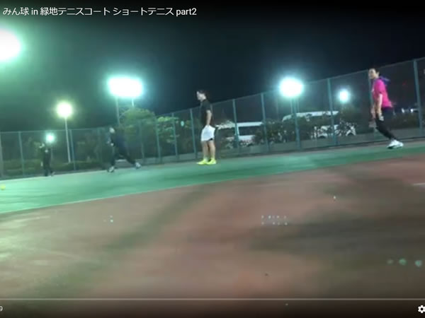 2018.10.12 金曜日 みん球 in 緑地テニスコート 鹿児島 テニスサークル 週末修行