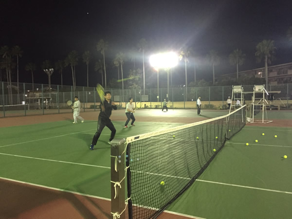 今日の修行風景!2017 2/15 初心者・経験者 終末修行 テニス クラブ サークル