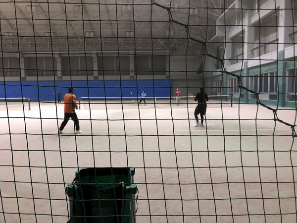 鹿児島テニスサークル?週末修行 2018.01.24 水曜日 伊集院小鶴ドーム 19～22時(3時間)