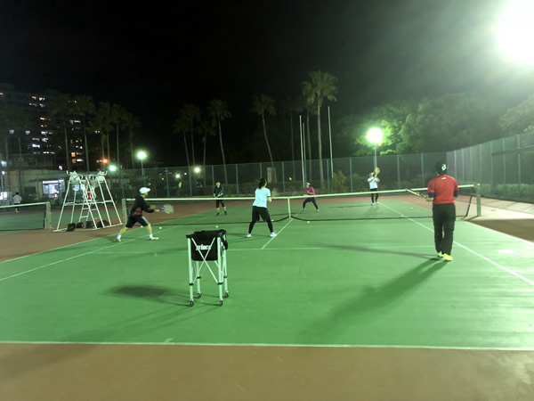 2018.03.04 日曜日 経験者修行 in 緑地テニスコート