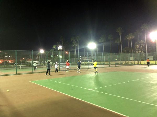 2018.03.24 土曜日 初級～上級 球出し修行 in 緑地テニスコート なおちゃん初参加！ 鹿児島テニスサークル? 週末修行 wbt