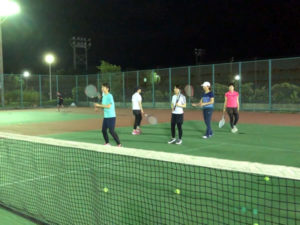 2019.08.12 月曜日 初級含む球出し修行 in 緑地テニスコート