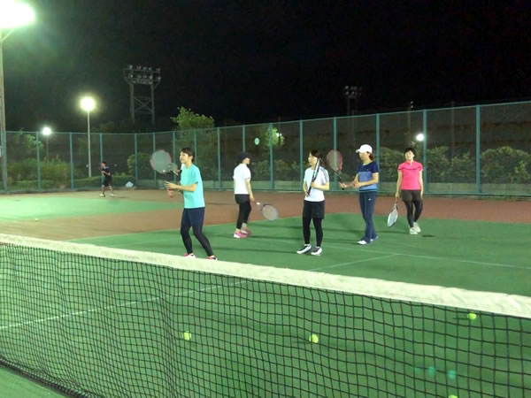 2019.08.12 月曜日 初級含む球出し修行 in 緑地テニスコート