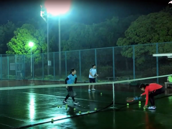 2019.05.10 金曜日 凸初級修行 まさかの雨 in 緑地テニスコート 鹿児島テニスサークル・テニスクラブ 週末修行