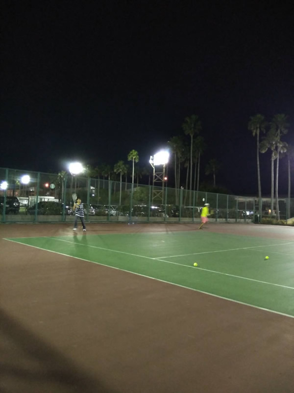 2017.03.22 緑地コート 7名で修行