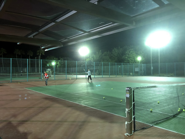 2018.0202 水曜 週末修行 球出し練習 初級・上級合同! in 緑地コート