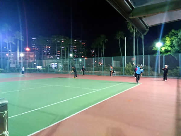 2018.02.18 日曜日 in 緑地コート 鹿児島テニスサークル?週末修行 -WBT-
