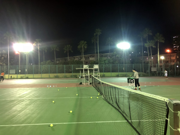 2018.03.24 土曜日 初級～上級 球出し修行 in 緑地テニスコート なおちゃん初参加！ 鹿児島テニスサークル? 週末修行 wbt