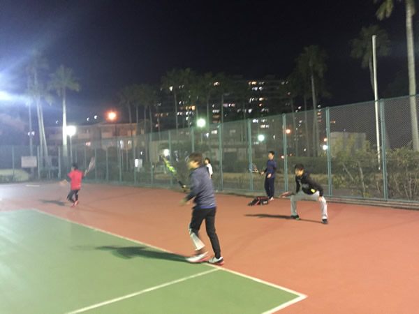 今日の修行風景!2017 2/15 初心者・経験者 終末修行 テニス クラブ サークル