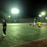 2018.040.09 初級修行 のぎむらさん初参加! 週末修行 鹿児島テニスサークル in 緑地テニスコート