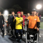 2018.12.27 木曜日 週末修行テニス打ち納め in 県営鴨池コート 鹿児島 テニスサークル 週末修行 WBT