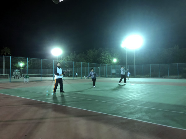 鹿児島テニスサークル?週末修行 2018.01.27 たもつさん初参加！