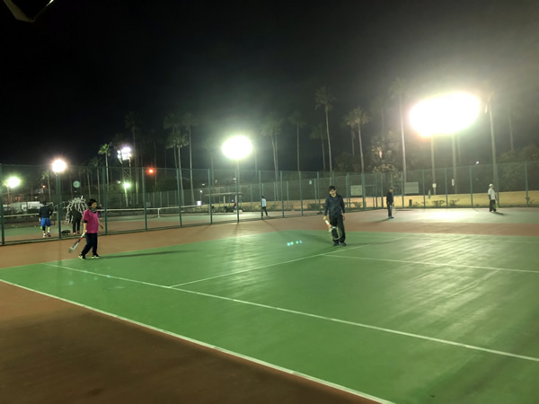 2018.02.14 水曜日 バレンタインデー in 緑地テニスコート