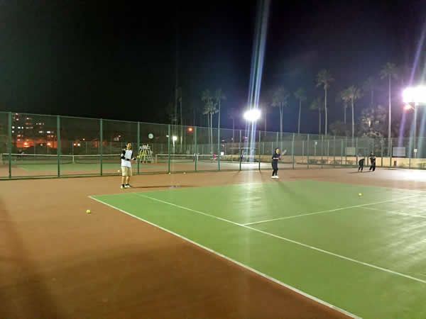 2018.02.18 日曜日 in 緑地コート 鹿児島テニスサークル?週末修行 -WBT-