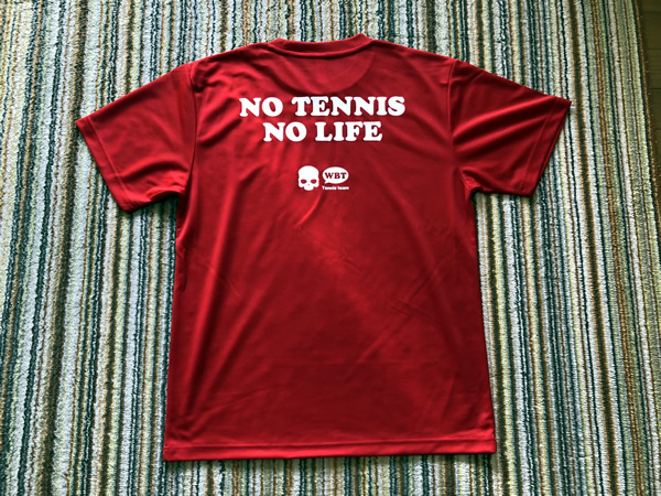 第5弾 週末修行Tシャツ届きました♪鹿児島テニスサークル?週末修行　メンバーTシャツ