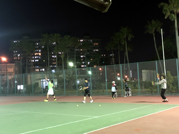 2018.03.24 土曜日 初級～上級 球出し修行 in 緑地テニスコート なおちゃん初参加！ 鹿児島テニスサークル? 週末修行 wbt