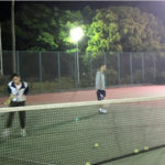 2018.040.09 初級修行 のぎむらさん初参加! 週末修行 鹿児島テニスサークル in 緑地テニスコート