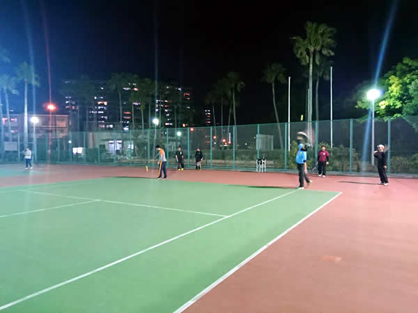 2018.02.18 日曜日 in 緑地コート 鹿児島テニスサークル?週末修行 -WBT-