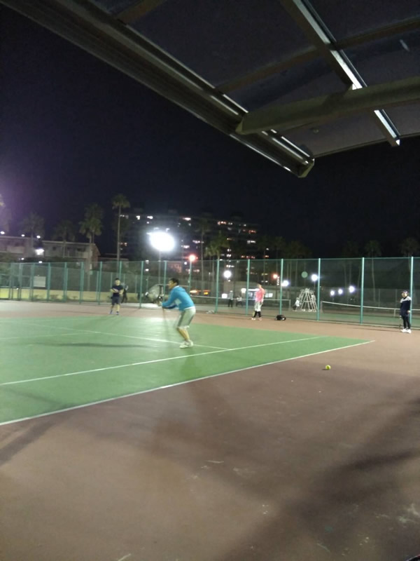 2017.03.22 緑地コート 7名で修行