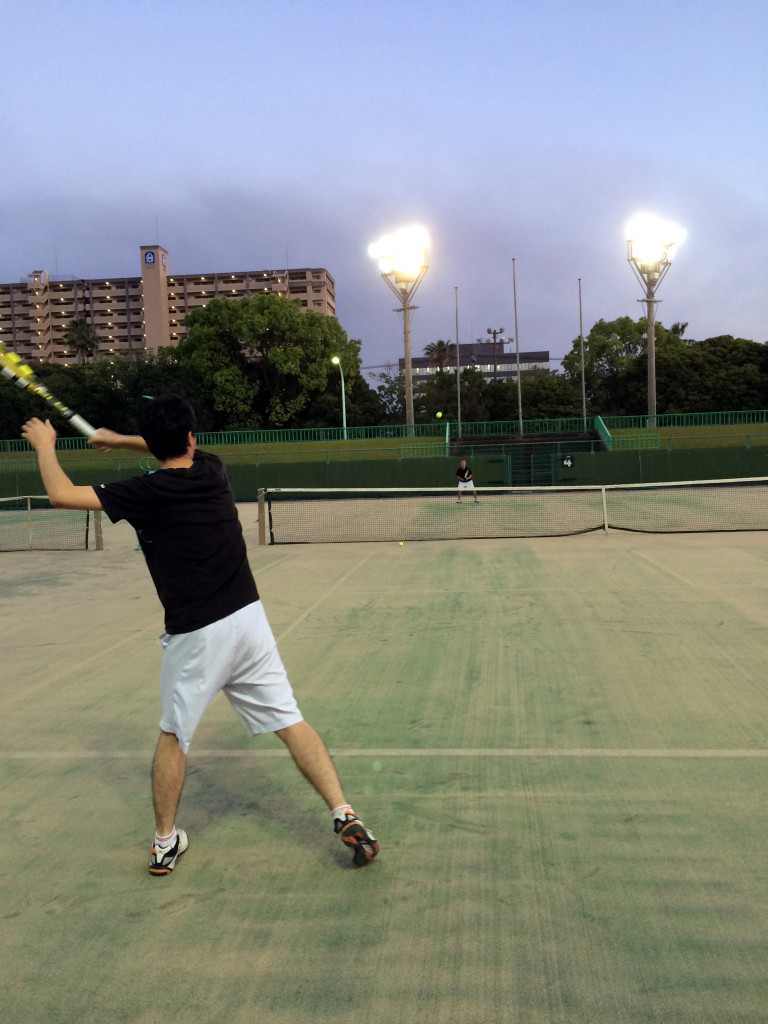 週末修行　テニス　鹿児島市　サークル