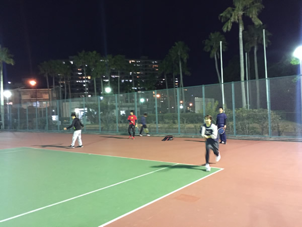 今日の修行風景!2017 2/15 初心者・経験者 終末修行 テニス クラブ サークル