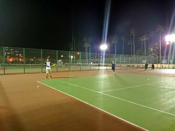 2018.02.18 日曜日 in 緑地コート 鹿児島テニスサークル?週末修行 -WBT-