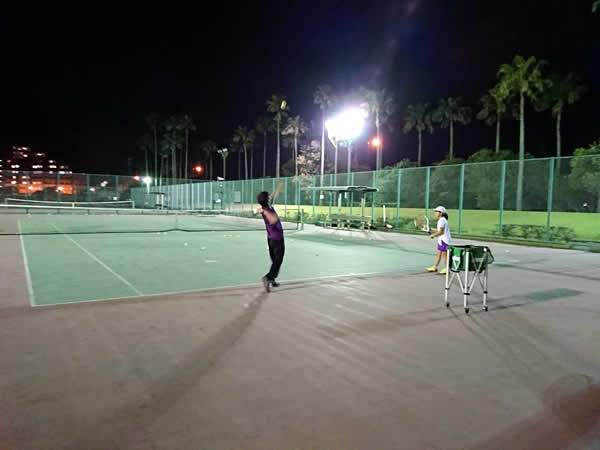 2018.04.01 日曜日 週末修行 in 緑地テニスコート