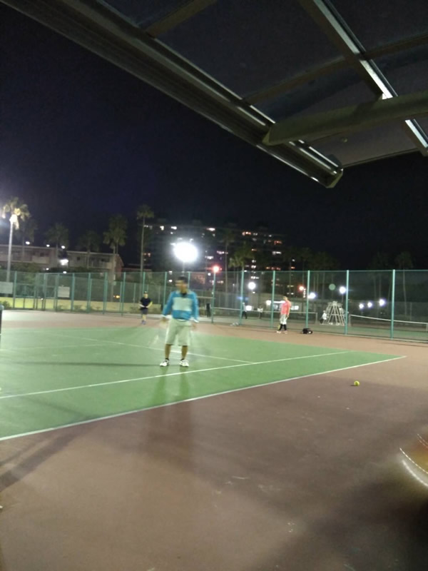 2017.03.22 緑地コート 7名で修行