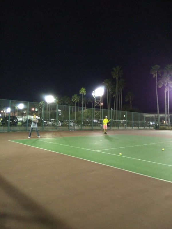 2017.03.22 緑地コート 7名で修行