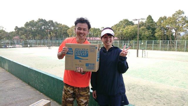 2018.03.25 日曜日 第39回 健森ファミリーテニス大会 試合結果 鹿児島テニスサークル ? 週末修行