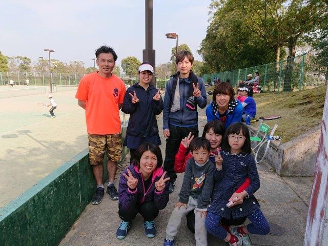 2018.03.25 日曜日 第39回 健森ファミリーテニス大会 試合結果 鹿児島テニスサークル ? 週末修行