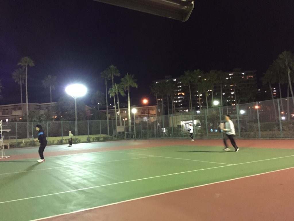 【2017年】 週末修行テニス 初打ち