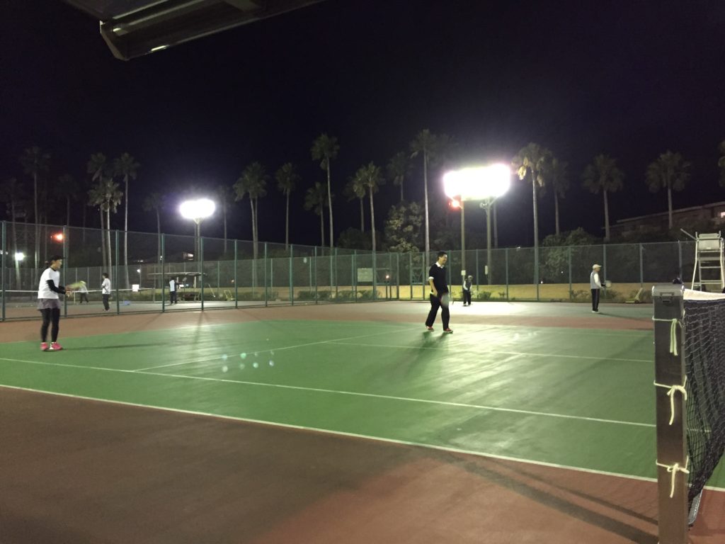 【2017年】 週末修行テニス 初打ち