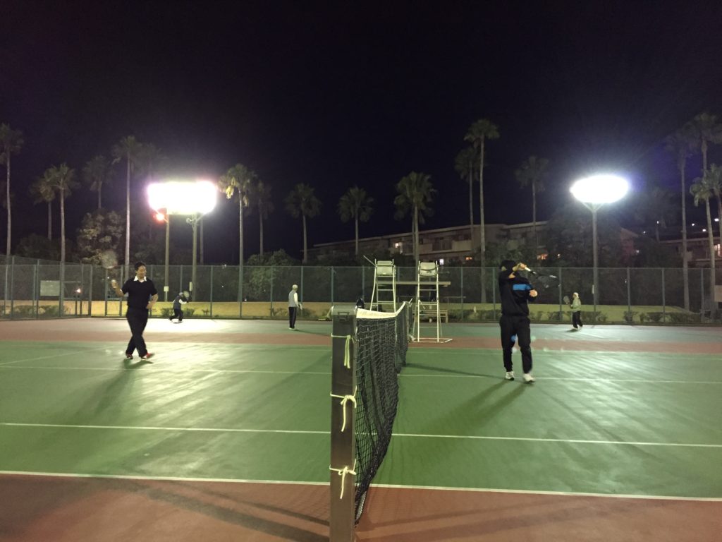 【2017年】 週末修行テニス 初打ち