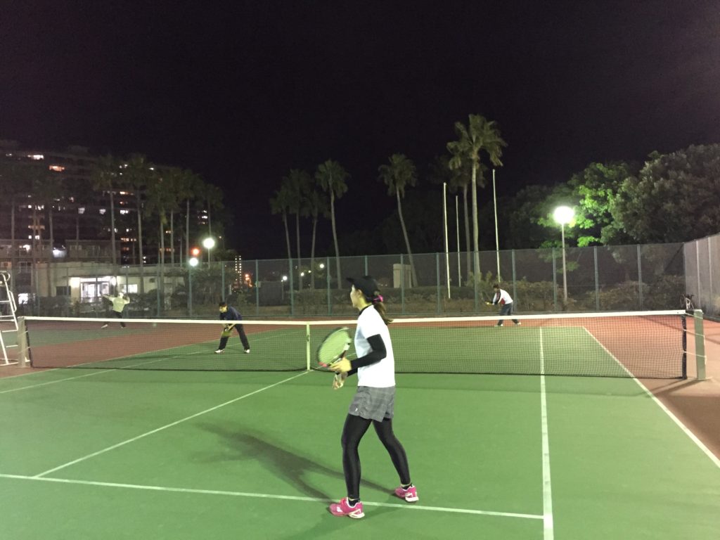 【2017年】 週末修行テニス 初打ち
