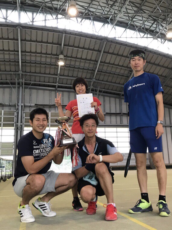 2018.06.20 水曜日 鹿児島女子連シングルス大会 オープンクラス 優勝! みーちゃん
