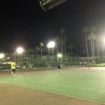 2018.08.29 水曜日 森口さん・平山さん初参加！ 鹿児島テニスサークル? 週末修行