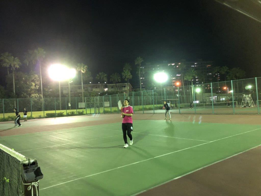 2018.09.12 水曜日 もとむらさん初参加！ 鹿児島テニスサークル 週末修行 WBT