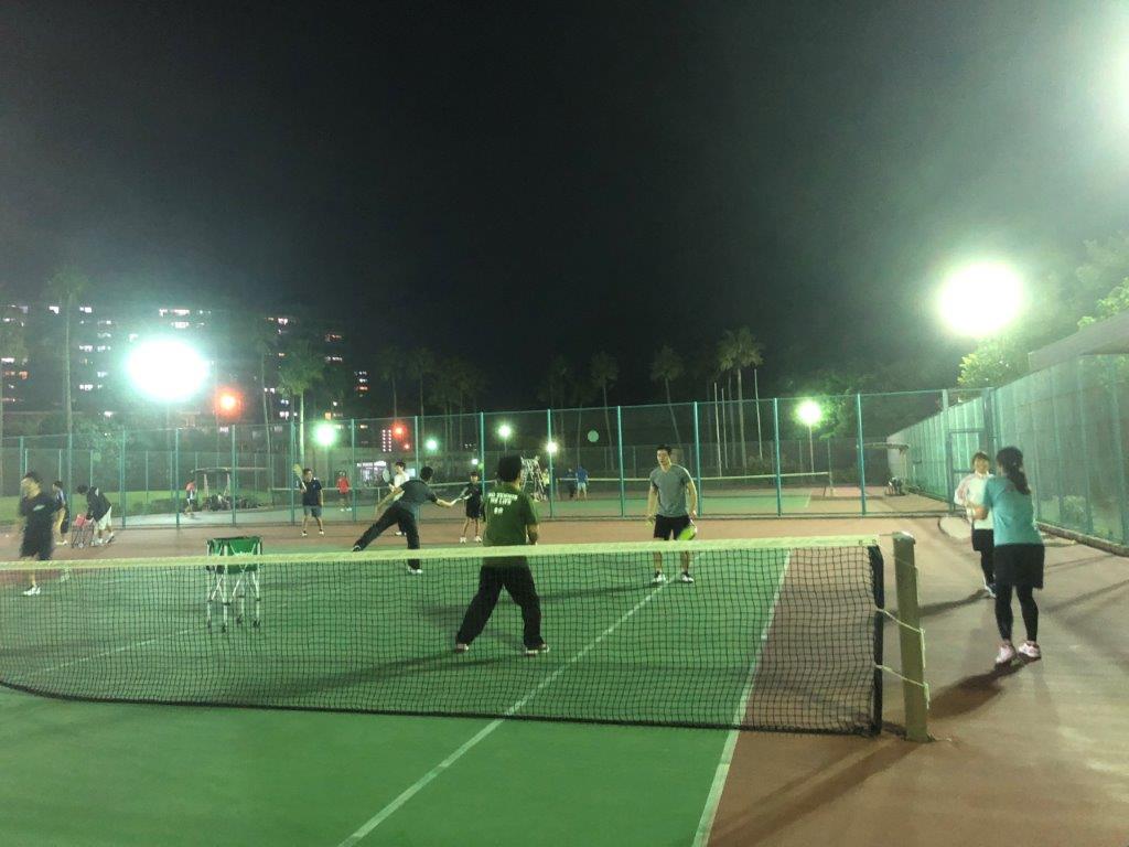 2018.10.15 月曜日 初級球出し修行!ゆいちゃんちゅうまんさん初参加! 鹿児島テニスサークル 週末修行