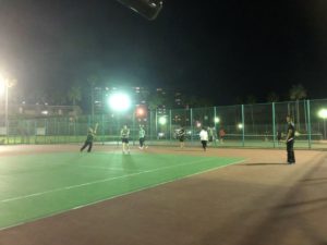 2018.10.15 月曜日 初級球出し修行！ゆいちゃんちゅうまんさん初参加！ 鹿児島テニスサークル 週末修行