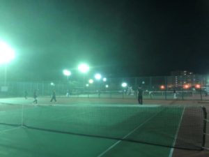 2018.10.27 土曜日 みん球 あかりちゃん初参加！ 鹿児島テニスサークル 週末修行 in 緑地テニスコート