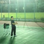 2018.10.27 土曜日 みん球 あかりちゃん初参加！ 鹿児島テニスサークル 週末修行 in 緑地テニスコート