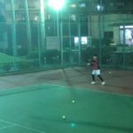 2018.10.27 土曜日 みん球 あかりちゃん初参加！ 鹿児島テニスサークル 週末修行 in 緑地テニスコート