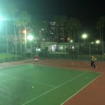 2018.10.27 土曜日 みん球 あかりちゃん初参加！ 鹿児島テニスサークル 週末修行 in 緑地テニスコート