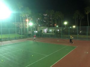 2018.10.27 土曜日 みん球 あかりちゃん初参加！ 鹿児島テニスサークル 週末修行 in 緑地テニスコート
