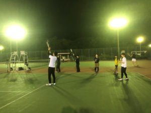 2018.11.05 月曜日 初心者・初級修行 あかりちゃん2人初参加！ 鹿児島テニスサークル 週末修行