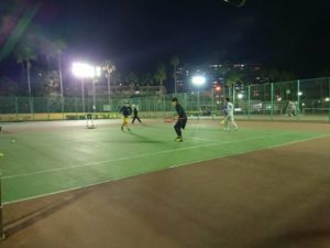 2018.11.25 日曜日 経験者 迫屋さん初参加！in 緑地テニスコート 鹿児島テニスサークル 週末修行