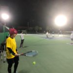 2018.12.27 木曜日 週末修行テニス打ち納め in 県営鴨池コート 鹿児島 テニスサークル 週末修行 WBT