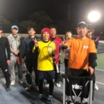 2018.12.27 木曜日 週末修行テニス打ち納め in 県営鴨池コート 鹿児島 テニスサークル 週末修行 WBT